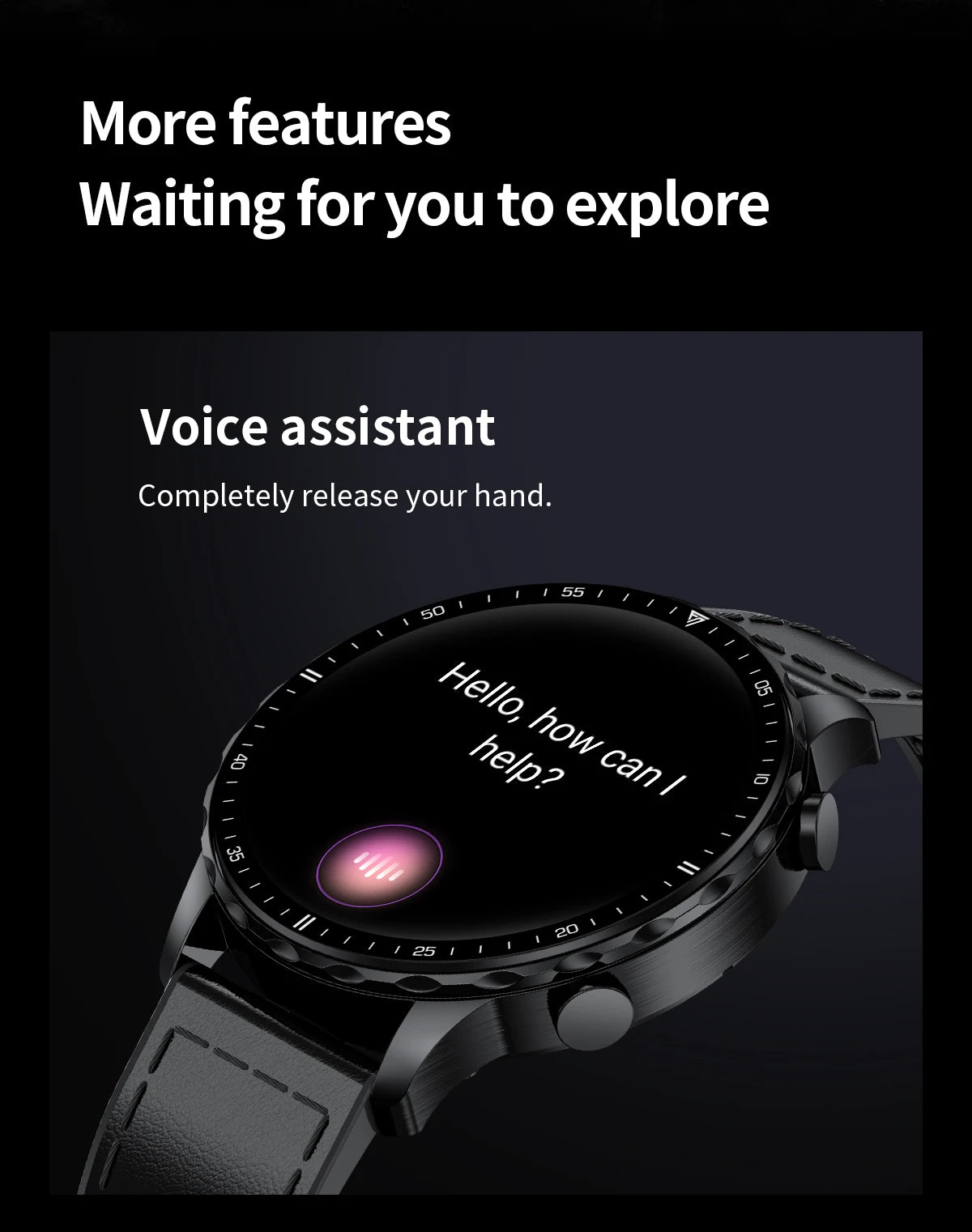 LIGE 2026 New Outdoor Sports Smart Watch Men 1.85“ HD Screen Heart Rate Bluetooth Call IP68 Waterproof Business Smartwatch Men