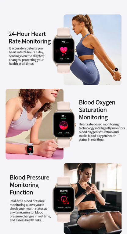 Smart Watch avec Suivi Rythme Cardiaque