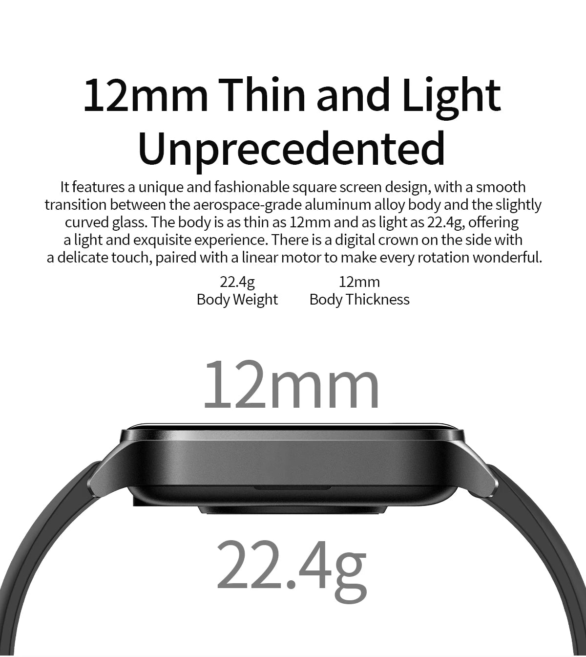 Smart Watch avec Suivi Rythme Cardiaque