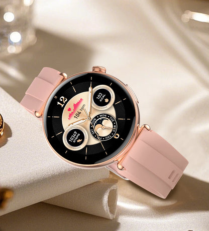 2026 New Women's Health Care Smartwatch ECG Blood Pressure Uric Acid Blood Lipids Sports IP68K Bluetooth call Fashion Smartwatch