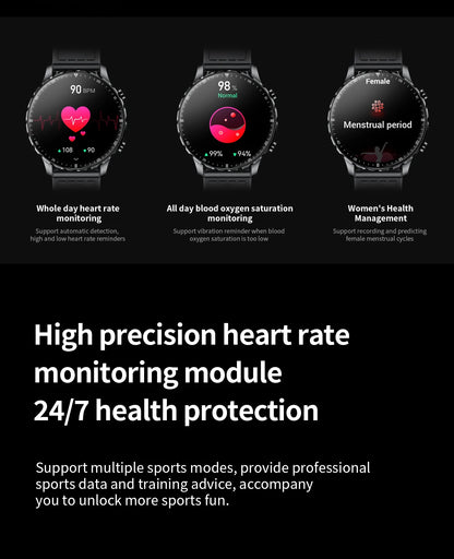 LIGE 2026 New Outdoor Sports Smart Watch Men 1.85“ HD Screen Heart Rate Bluetooth Call IP68 Waterproof Business Smartwatch Men
