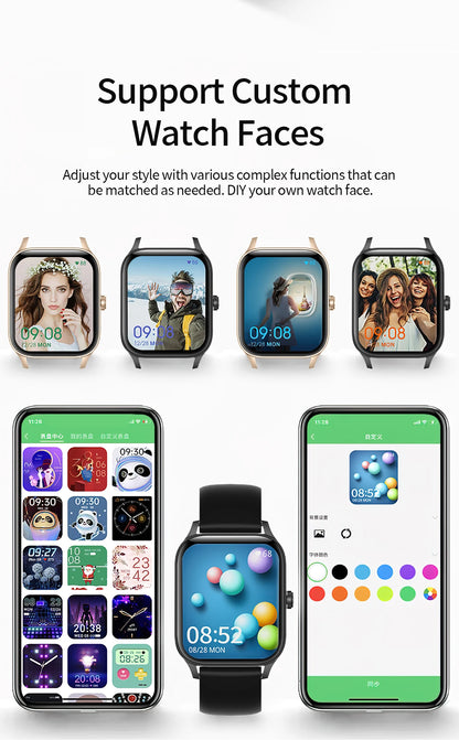 Smart Watch avec Suivi Rythme Cardiaque