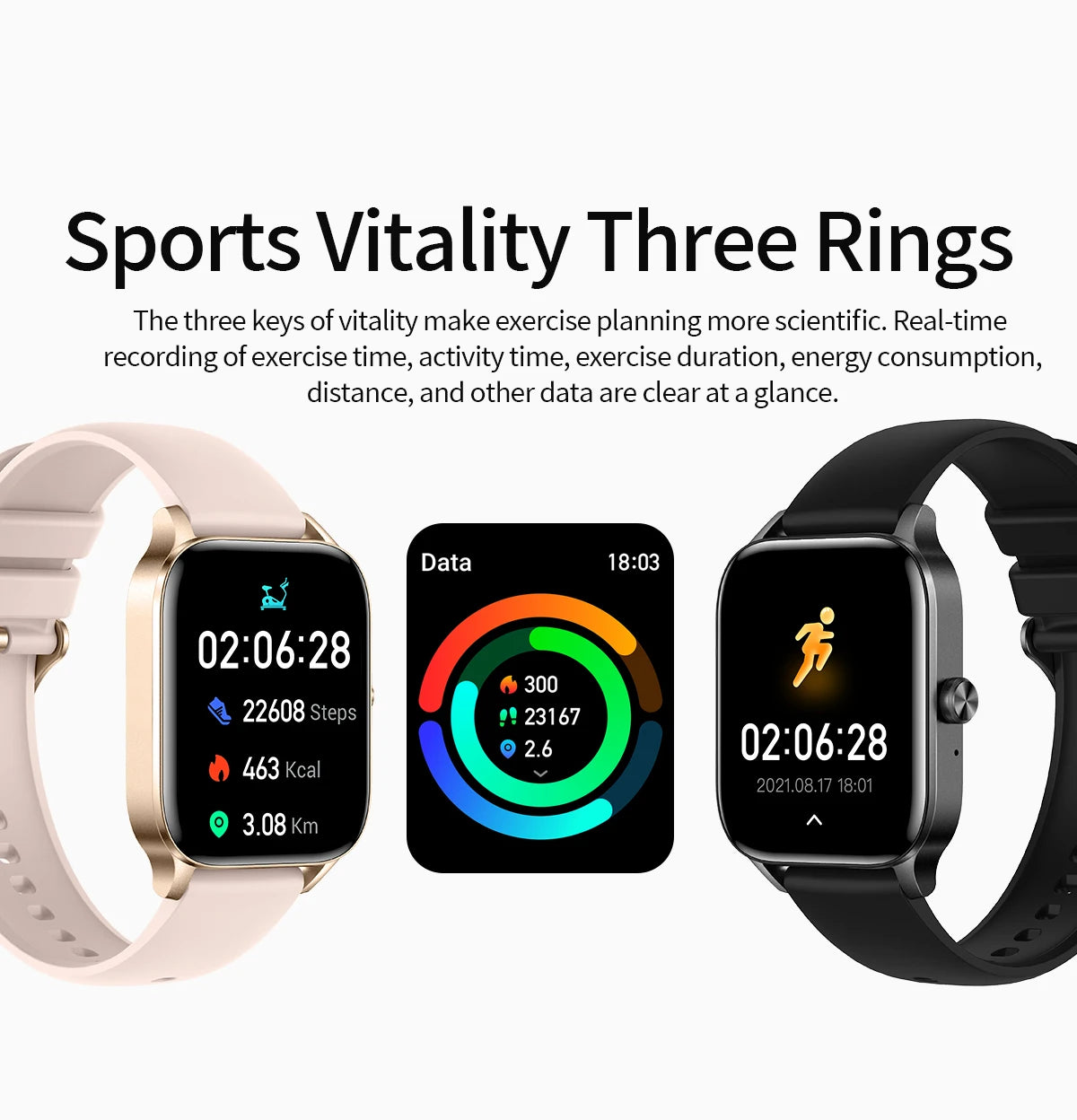 Smart Watch avec Suivi Rythme Cardiaque
