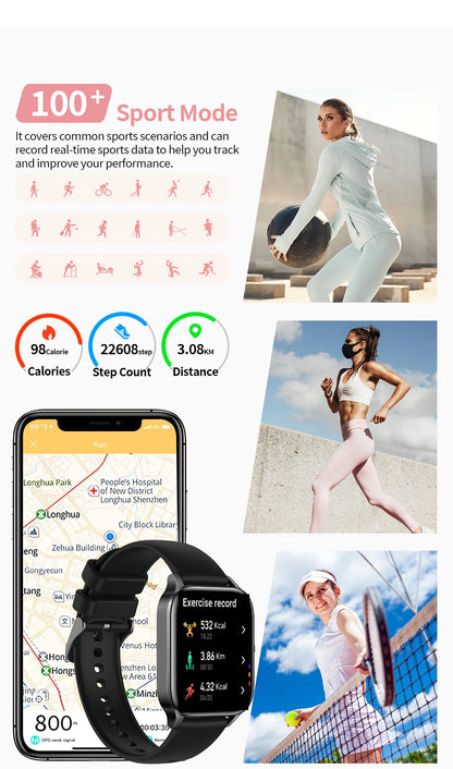 Smart Watch avec Suivi Rythme Cardiaque