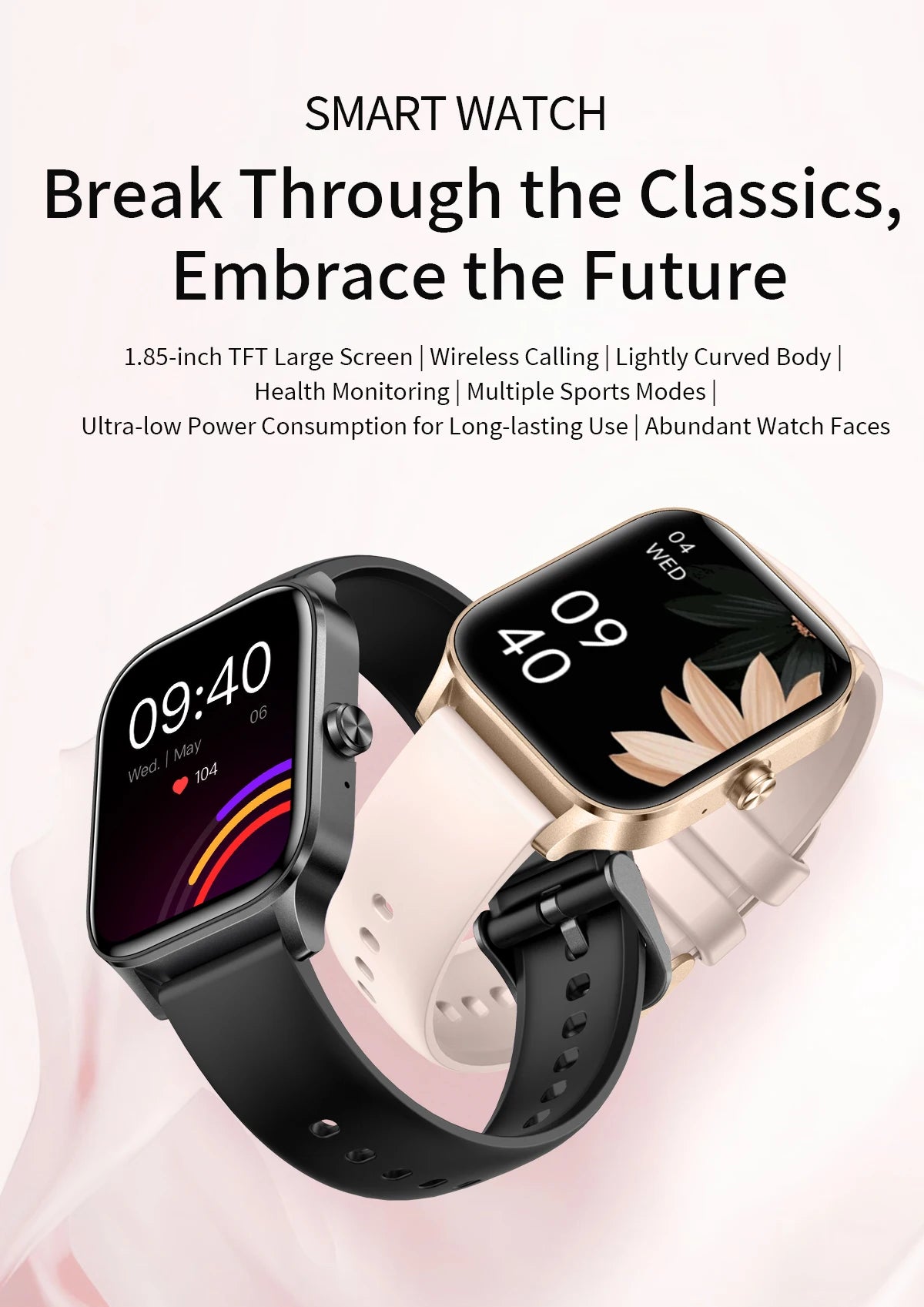 Smart Watch avec Suivi Rythme Cardiaque