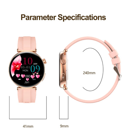 2026 New Women's Health Care Smartwatch ECG Blood Pressure Uric Acid Blood Lipids Sports IP68K Bluetooth call Fashion Smartwatch