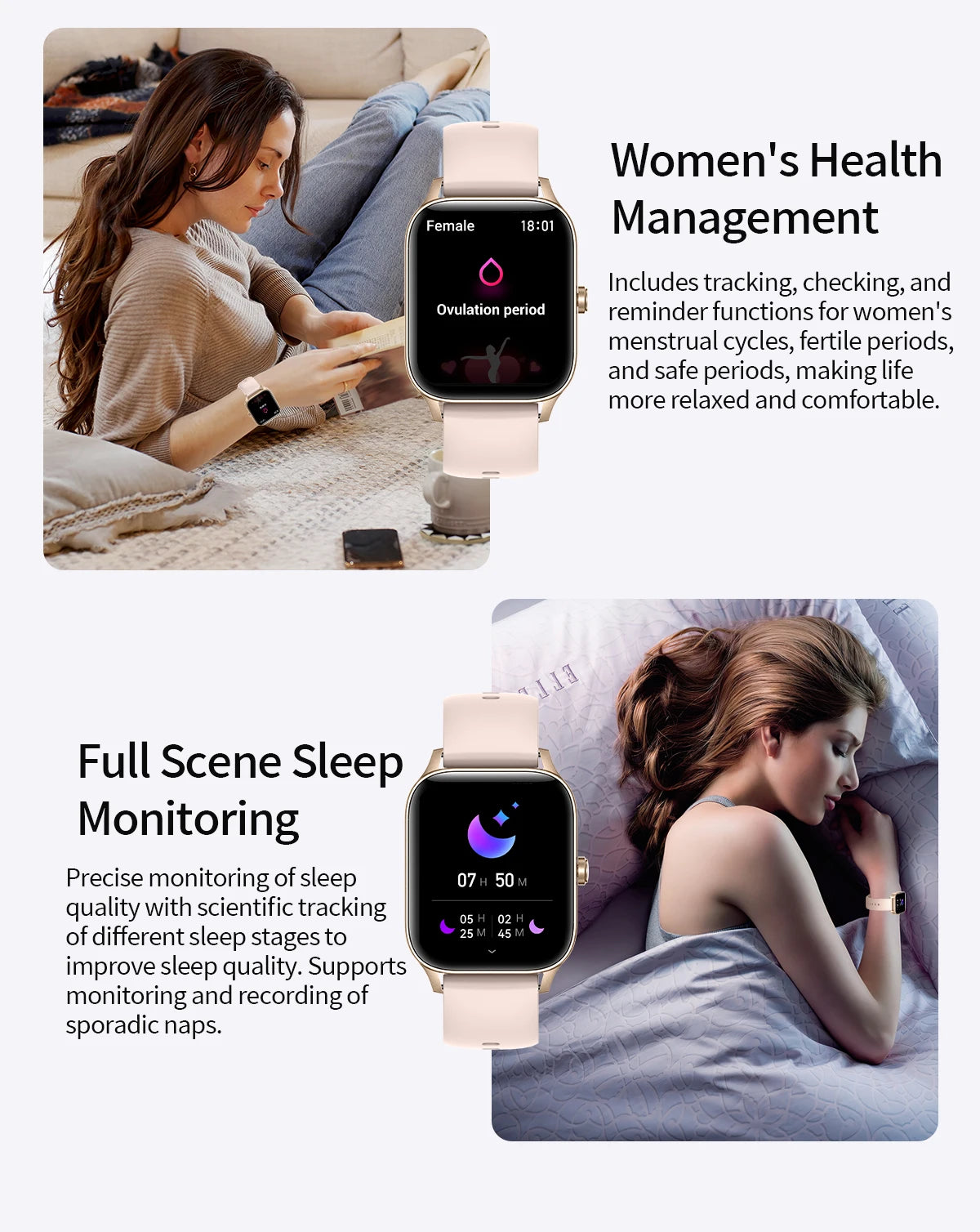 Smart Watch avec Suivi Rythme Cardiaque