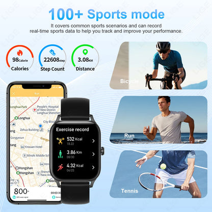 Smart Watch avec Suivi Rythme Cardiaque