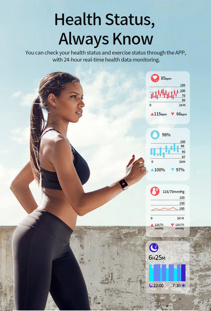 Smart Watch avec Suivi Rythme Cardiaque