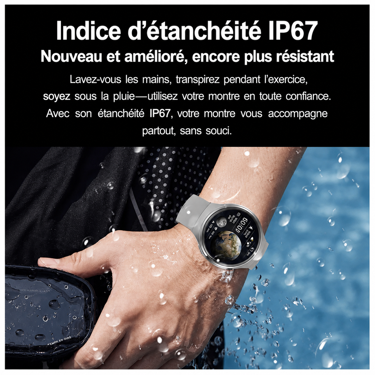 Montre Connectée Homme 5 Pro 2026 – GPS, NFC, Bluetooth