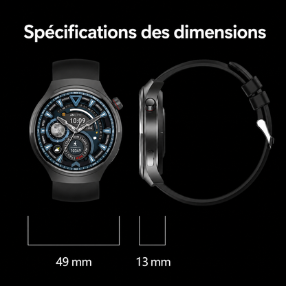 Montre Connectée Homme 5 Pro 2026 – GPS, NFC, Bluetooth