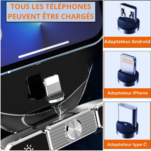 PhoneFriend™ | Support et Station de charge rapide sans fil 2 en 1 pour iPhone et Android - Zarriver