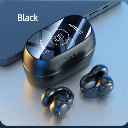 Zarriver black Sony Wireless Earbuds Bluetooth Headset Charging Noise Reduction Earphones Bone Conduction Headphones Cable Sport With Mic free
