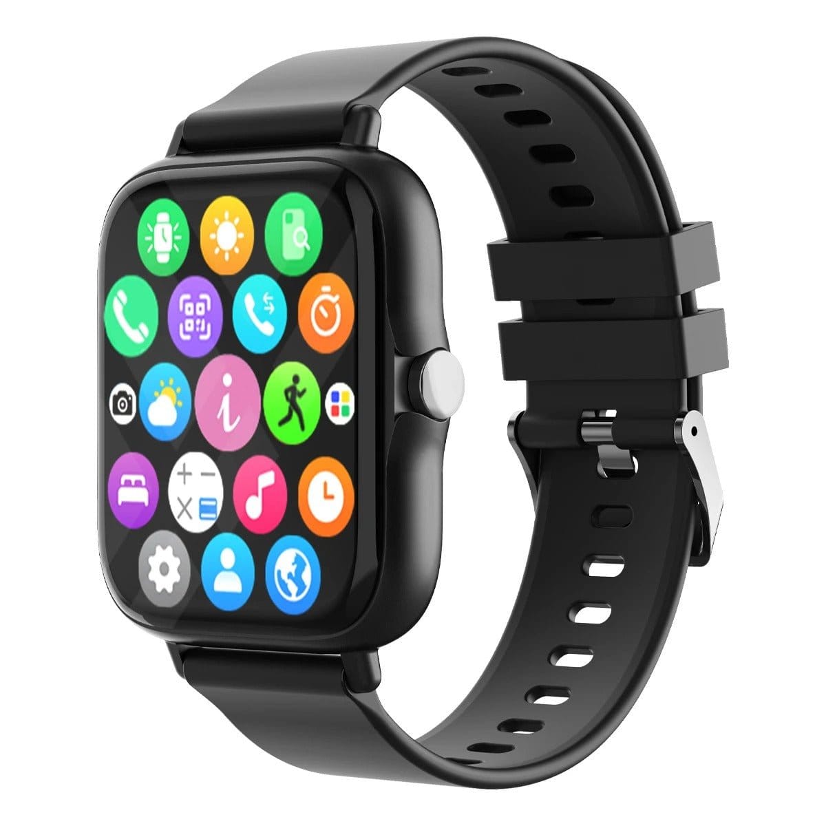 Zarriver black TimeScope™ Montre intelligente pour homme et femme, iPhone et Android