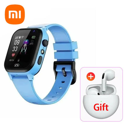 Zarriver Bleu et Ecouteur Blanc Montre connectée enfant | KidSecure GPS