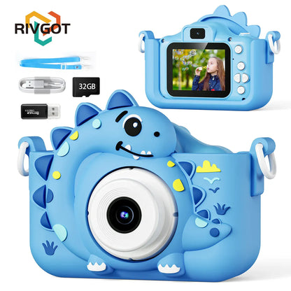 Zarriver Blue With 32G Card Appareil photo enfant | Ludikid