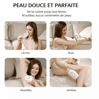 Zarriver Épilateur Laser Visage & Corps Permanent | LaserGlow