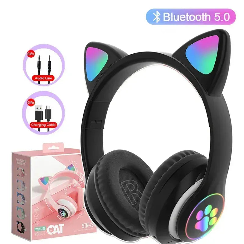 Zarriver Noir Casque audio enfant | Protecteur sonore