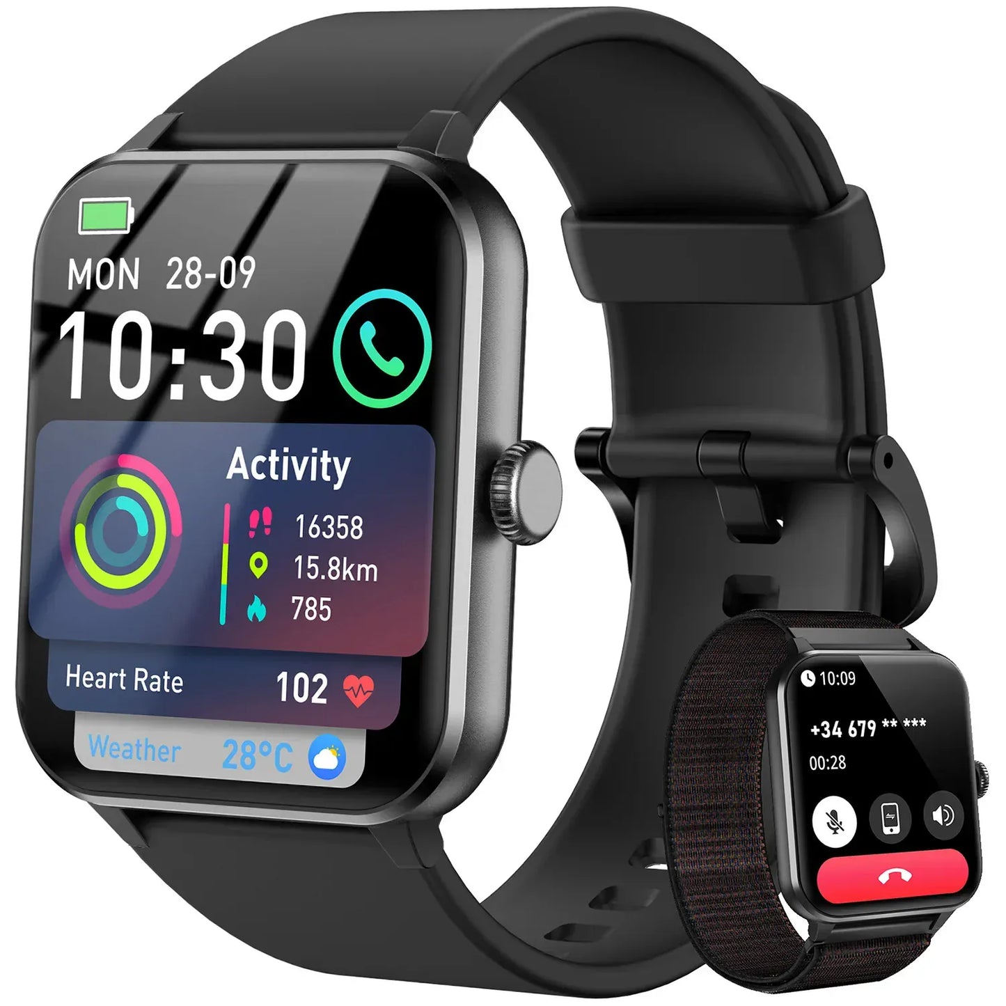 Zarriver Noir Montre connectée Blackview R50 | SportTech