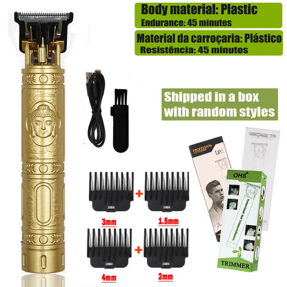 Zarriver OHS H5 Buddha T9 Hair Clipper Repair Beard Shaving Body Hair Trimmer Clippers Electric Machine Men Haircut Machine 0mm Barber Shaver