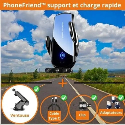 Zarriver PhoneFriend™ | Station de charge rapide et support téléphone - iphone et android