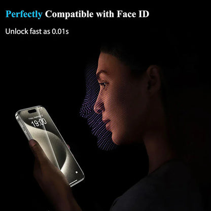 Zarriver Protection d'écran iPhone16 en verre trempé 9H anti-rayures | UltraShield