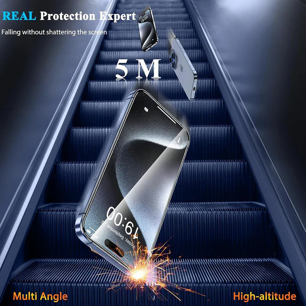 Zarriver Protection d'écran iPhone16 en verre trempé 9H anti-rayures | UltraShield