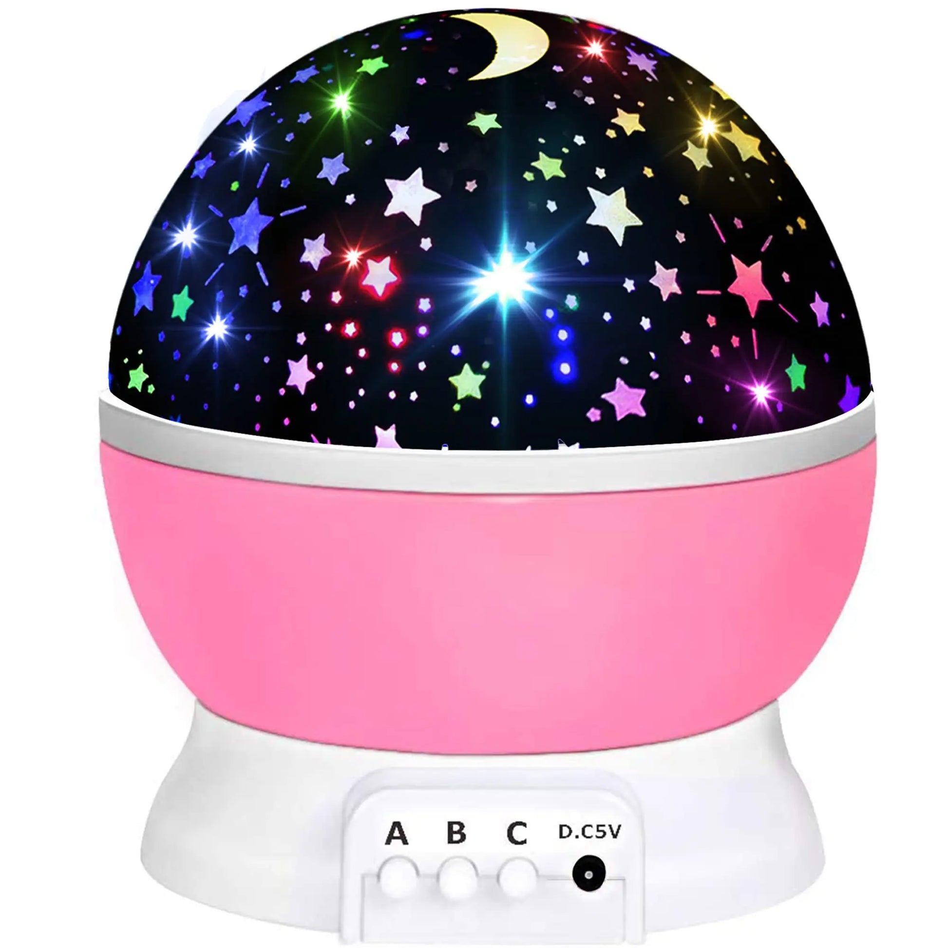 Zarriver Rose Veilleuse Projecteur | Étoile