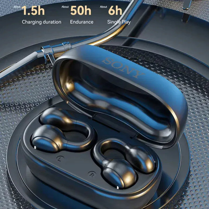 Zarriver Sony Wireless Earbuds Bluetooth Headset Charging Noise Reduction Earphones Bone Conduction Headphones Cable Sport With Mic free