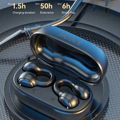 Zarriver Sony Wireless Earbuds Bluetooth Headset Charging Noise Reduction Earphones Bone Conduction Headphones Cable Sport With Mic free