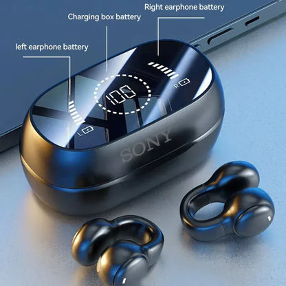 Zarriver Sony Wireless Earbuds Bluetooth Headset Charging Noise Reduction Earphones Bone Conduction Headphones Cable Sport With Mic free