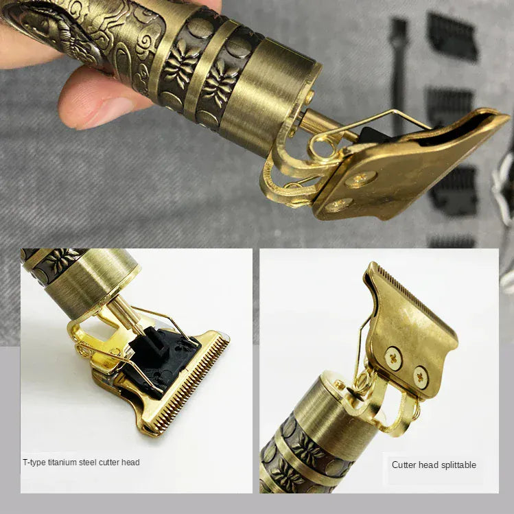 Zarriver T9 Hair Clipper Repair Beard Shaving Body Hair Trimmer Clippers Electric Machine Men Haircut Machine 0mm Barber Shaver