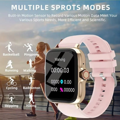 Zarriver TimeScope™ Montre intelligente pour homme et femme, iPhone et Android