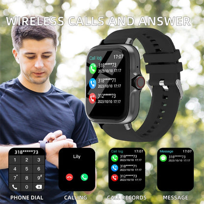 Zarriver TimeScope™ Montre intelligente pour homme et femme, iPhone et Android