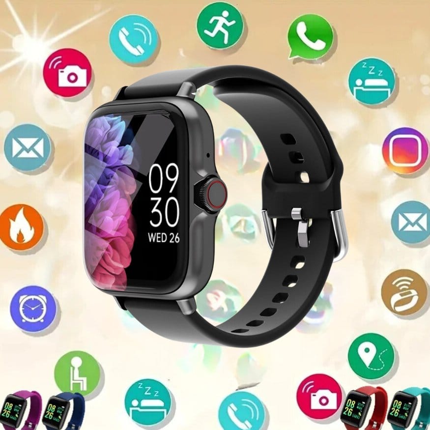 Zarriver TimeScope™ Montre intelligente pour homme et femme, iPhone et Android