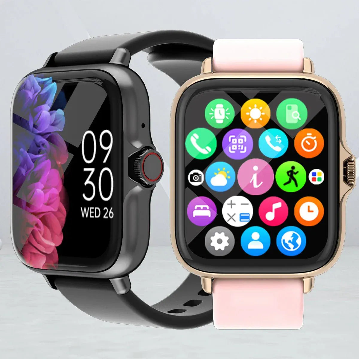 Zarriver TimeScope™ Montre intelligente pour homme et femme, iPhone et Android